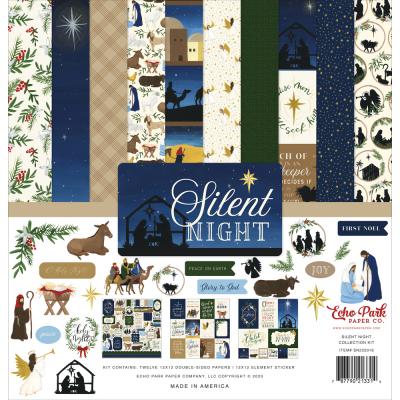 Echo Park Silent Night Designpapier - Collection Kit
